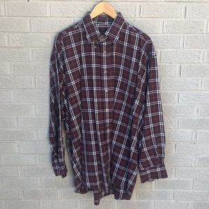 Burberry London Plaid Button Down Shirt